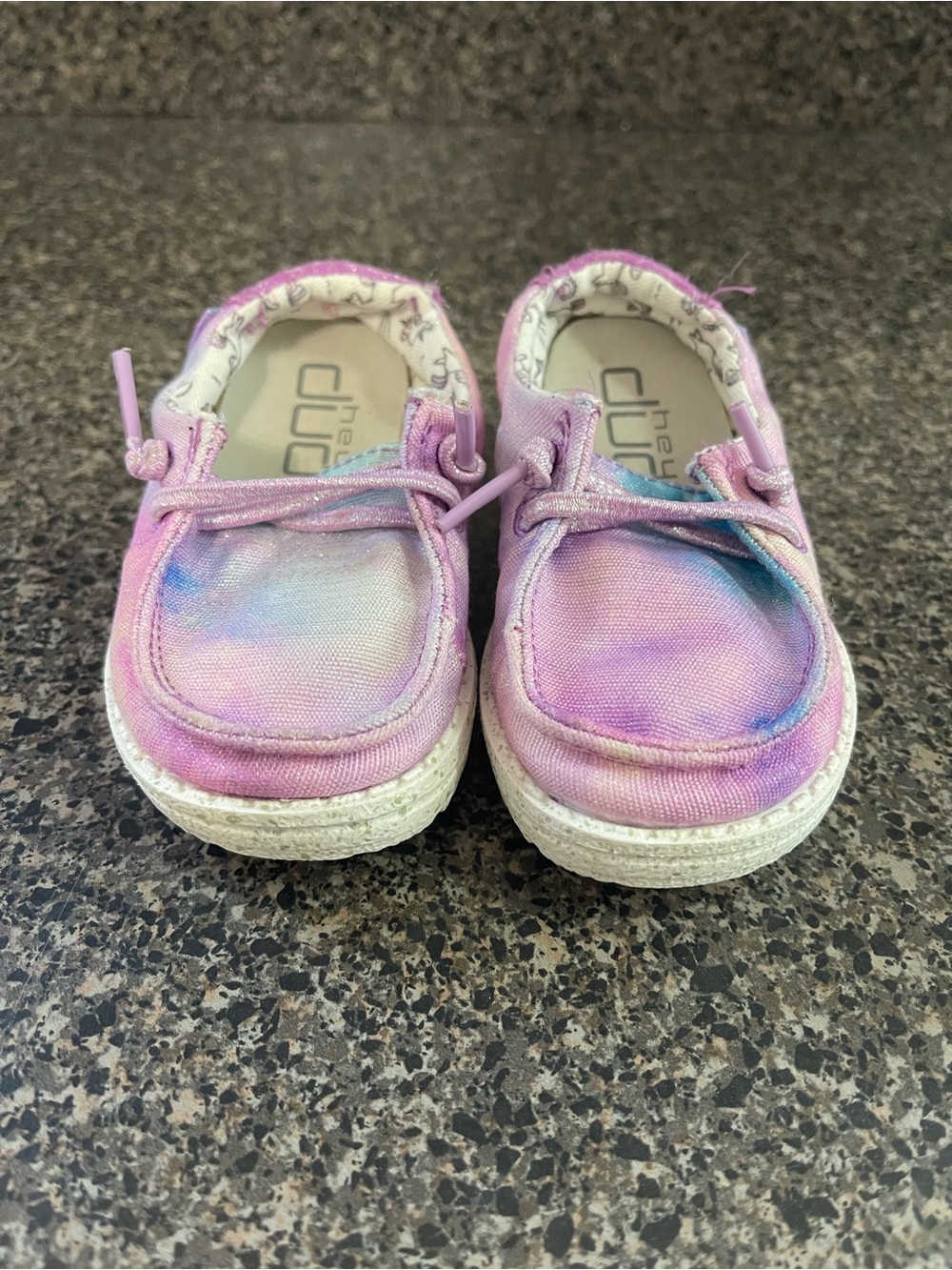 Hey Dude Shoes Toddler Girl K5  Wendy Dreamer Tie Dye Blue Pink Purple
